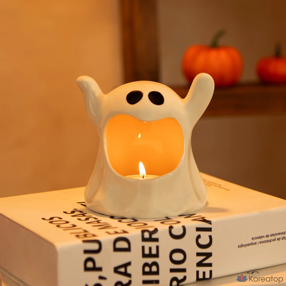 Набор для ароматов Cocodor Ghost Tealight Holder + Candle Set, аромат Garden Lavender, 10 г x 6 шт., фото 4