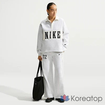 Брюки женские Nike Studio Fleece Medium Weight Mid-Rise Wide-Leg Pants