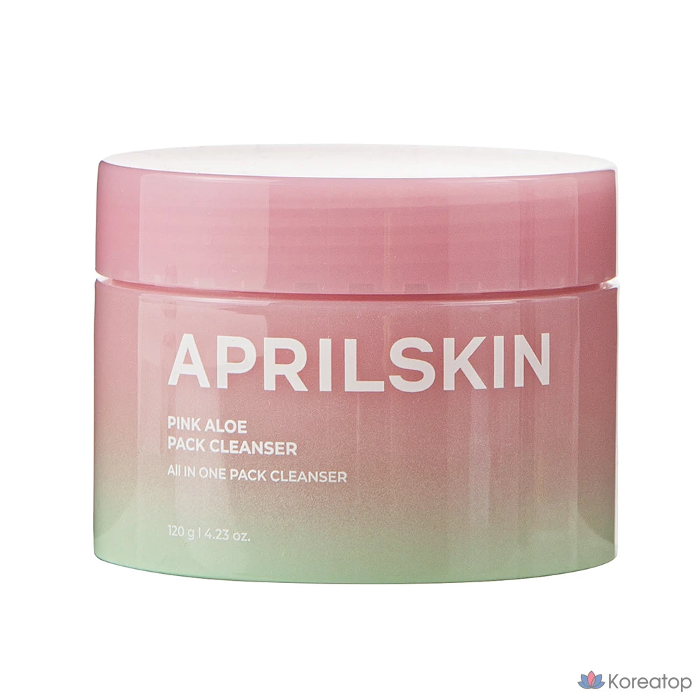 Пилинг-пенка APRILSKIN Pink Aloe Pack Cleanser, 120 г, 1 шт.