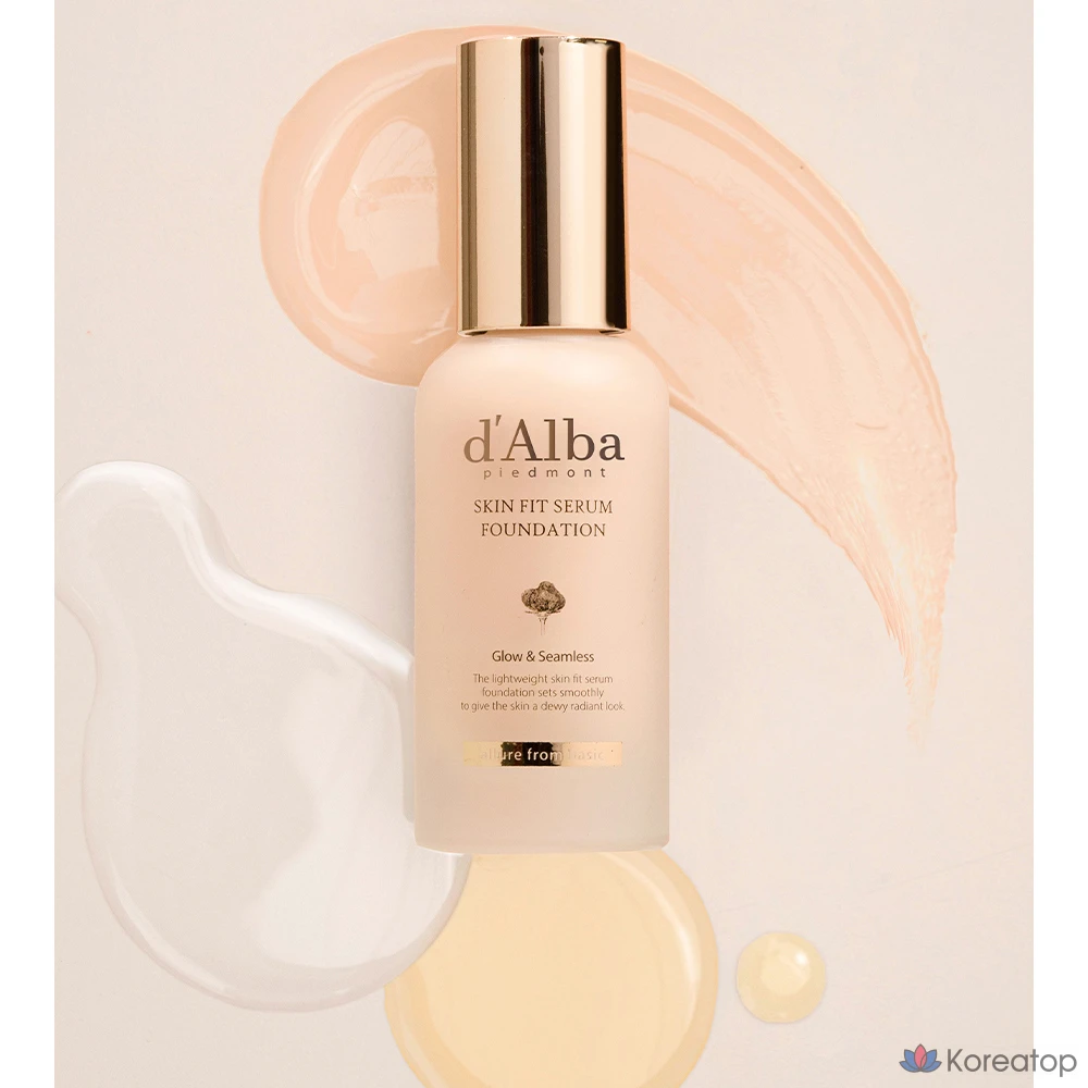 Тональная основа d'Alba Skin Fit Serum Foundation, оттенок 23, 30 мл, 1 шт., фото 2