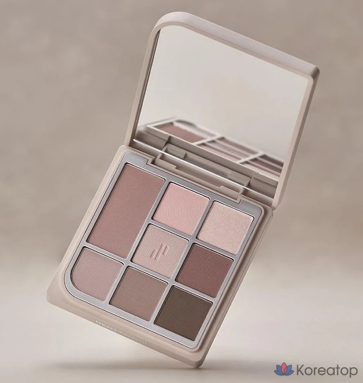 Палетка теней для век Heart Percent Dot On Mood Eye Palette, оттенок 08 Neutral Muse Facet, 1 шт., фото 2