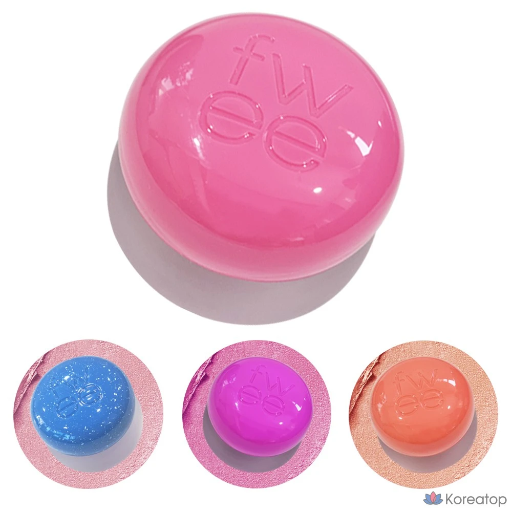 Бальзам для губ и щек fwee Lip & Cheek Blurry Pudding Pot, оттенок RD05 Greedy, 5 г, 1 шт.