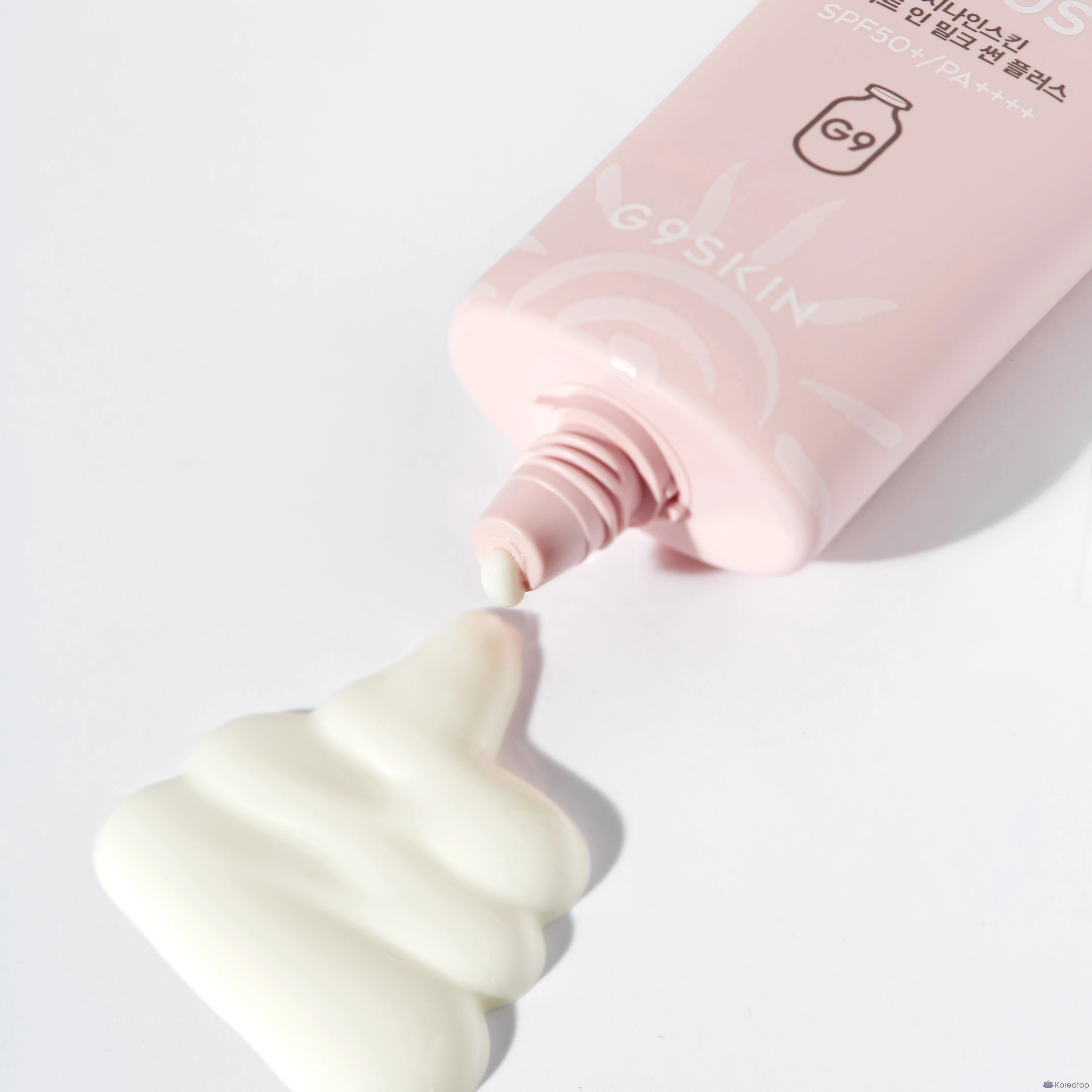 Солнцезащитный крем G9SKIN White In Milk Sun Plus SPF50+ PA++++, 40 мл, 1 шт.