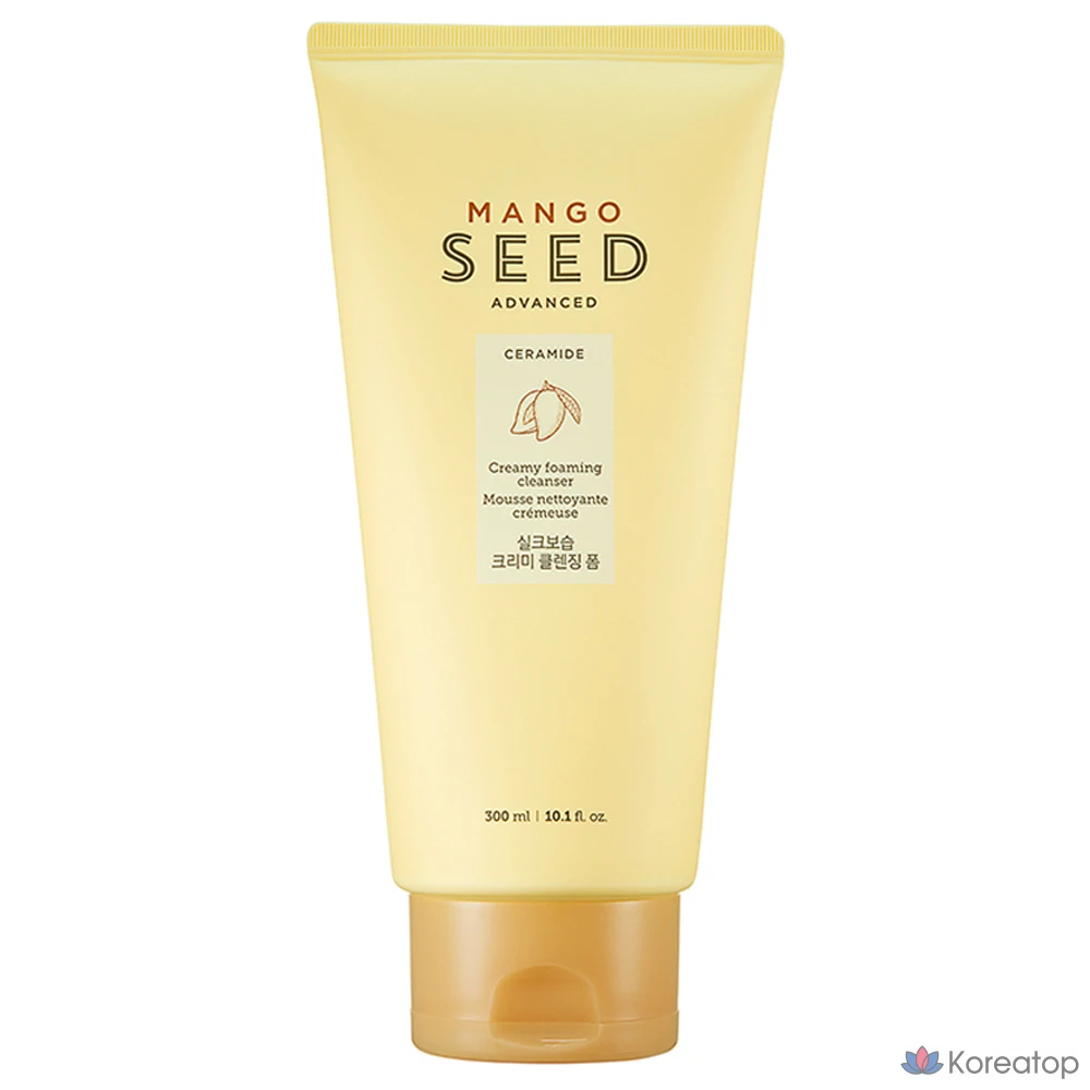 Очищающая пенка The Face Shop Mango Seed Silk Moisture Cleansing Foam, 300 мл, 1 шт.