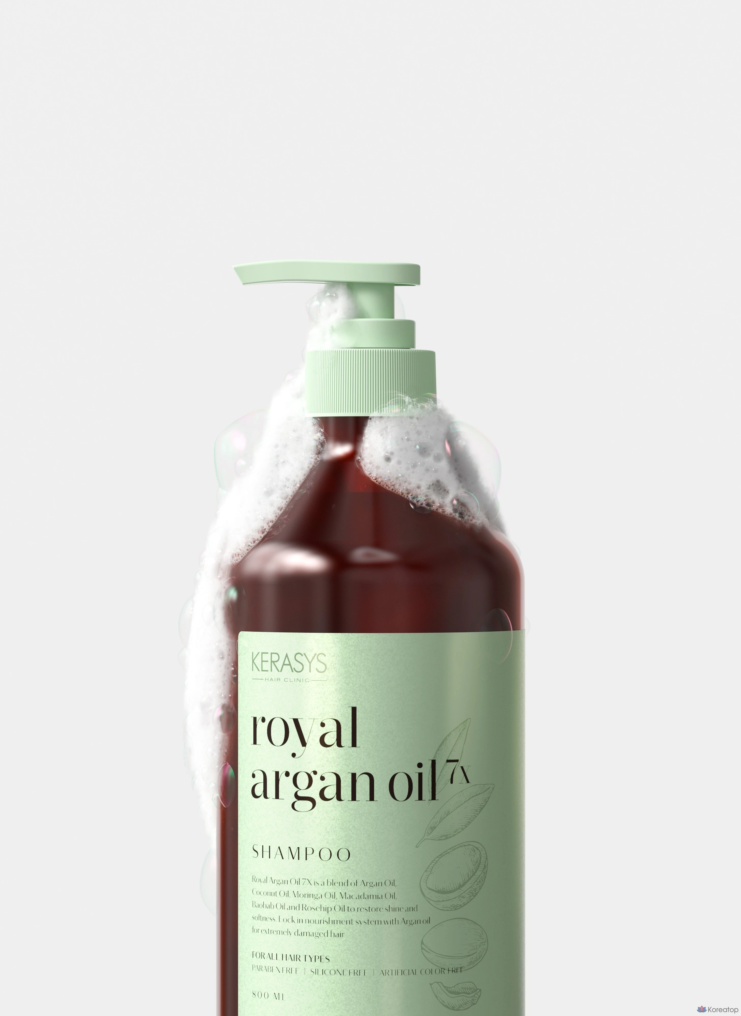 Шампунь KeraSys Argan Oil 7X Shampoo, 800 мл, 1 шт.
