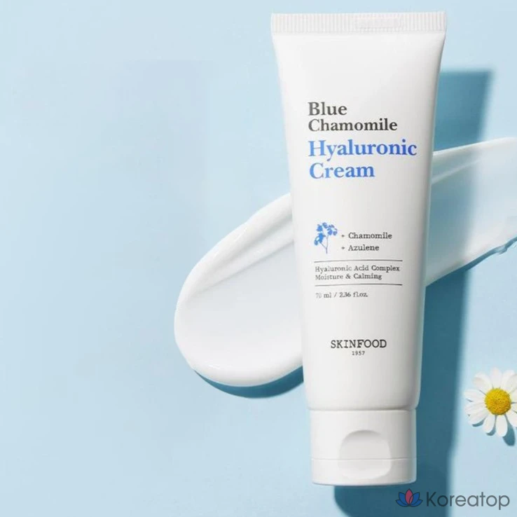 Крем Skinfood Blue Chamomile Hyaluronic Cream, 70 мл, 1 шт.