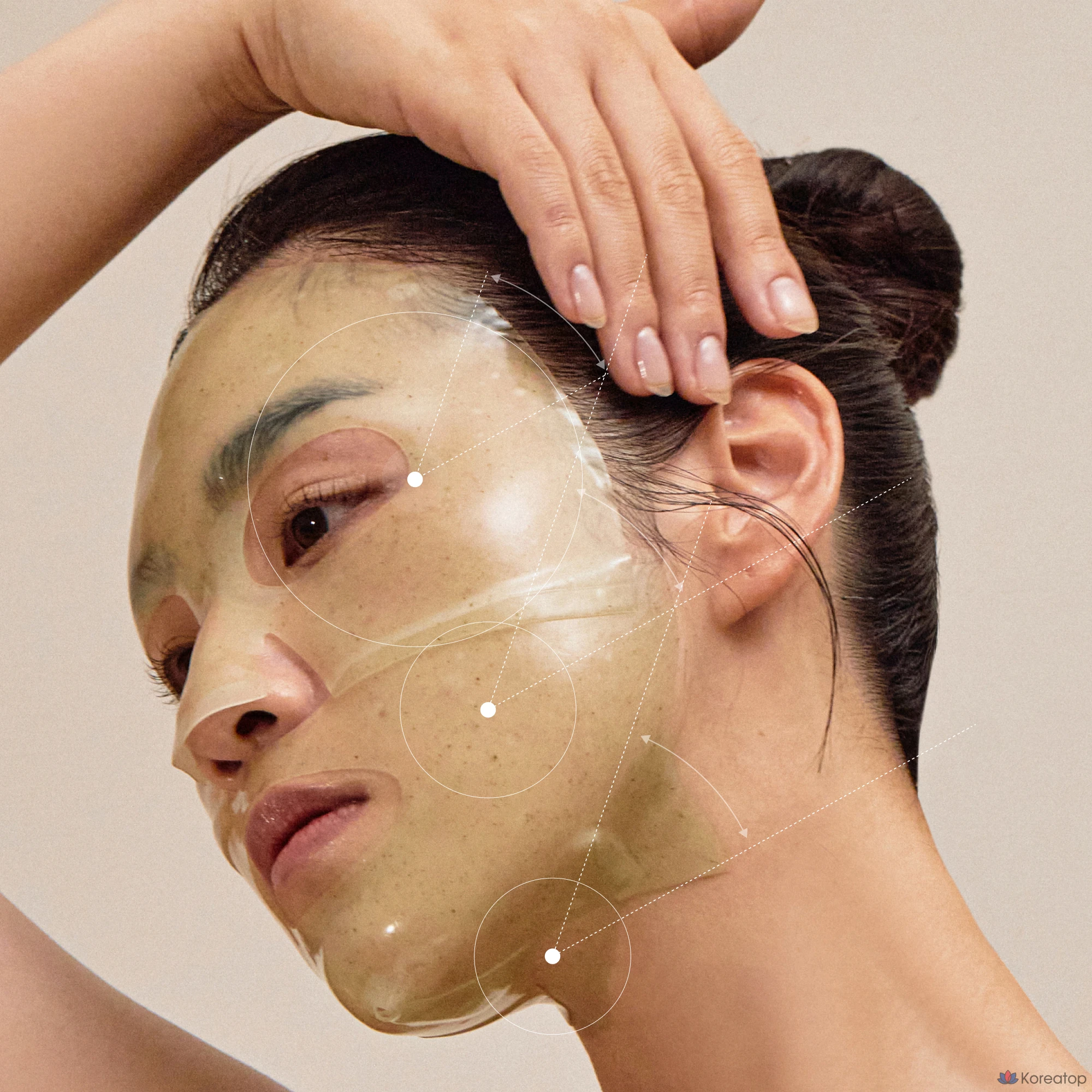 Тканевая маска для лица TOUN28 Haenam 404 Pepta Cica Glow Gel Mask, 24 шт., фото 4