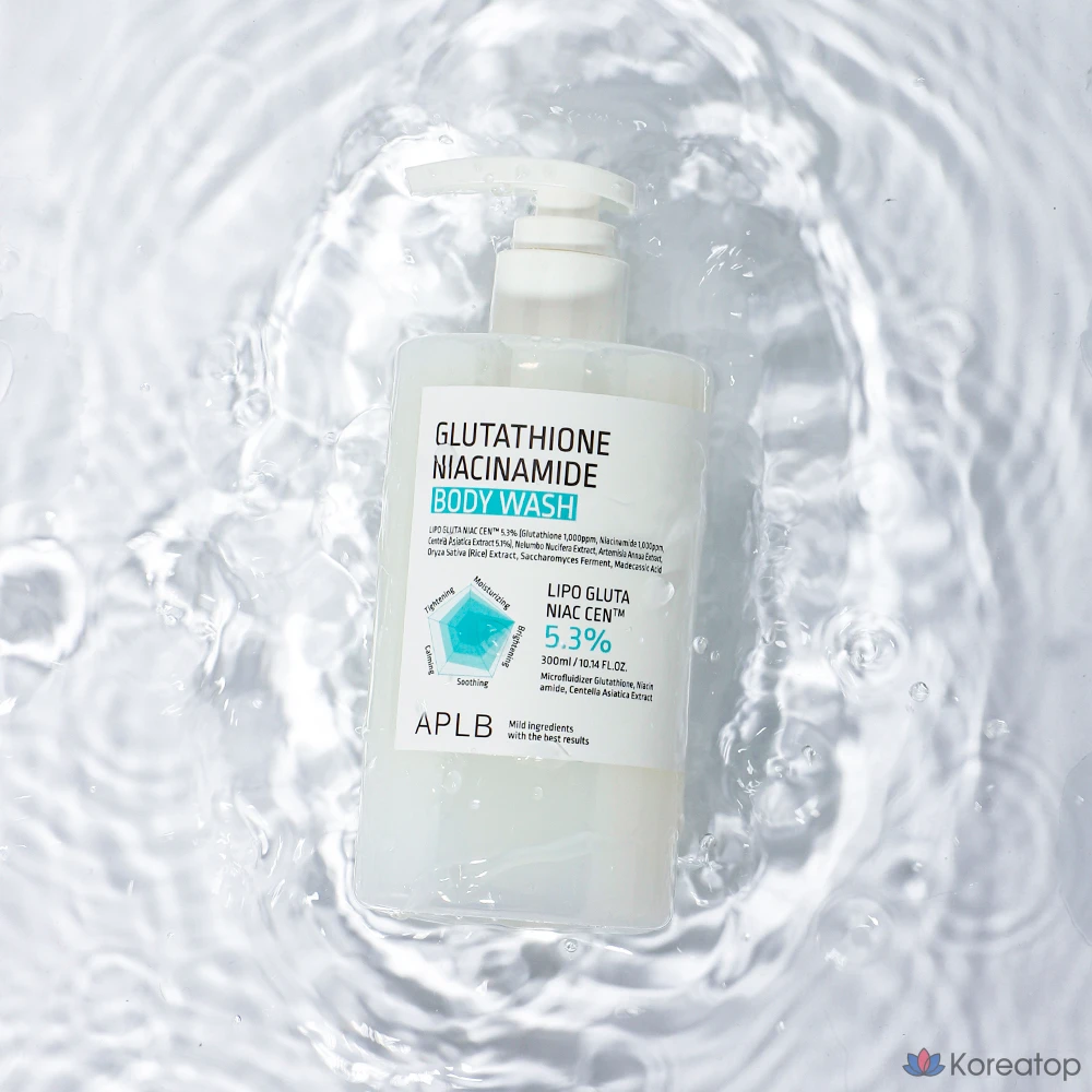 Гель для душа APLB Glutathione Niacinamide Body Wash, 300 мл, 1 шт.