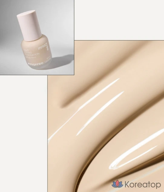 Фундация Innisfree Light Fitting Foundation, оттенок 21C Rose Vanilla, 30 мл, 1 шт.