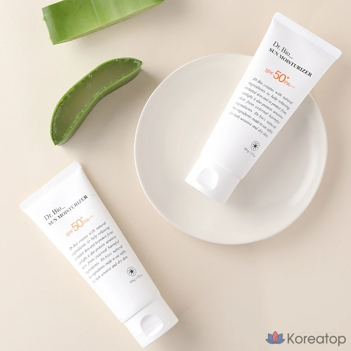 Солнцезащитный крем Dr. Bio Eco Sun Cream Moisturizer SPF50+ PA++++, 100 г, 1 шт.