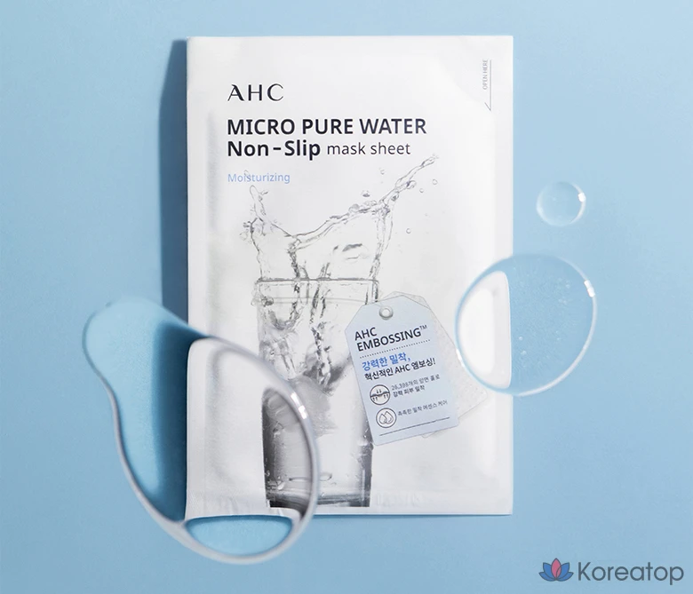 Тканевая маска для лица AHC Micro Pure Water Adhesive Mask Sheet, 33 мл, 10 шт.