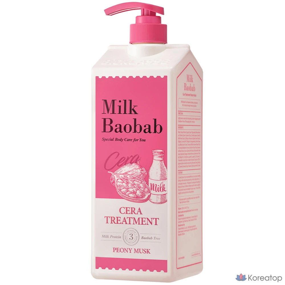 Кондиционер для волос Milk Baobab Cera Treatment Peony Musk, 1.2 л, 1 шт.