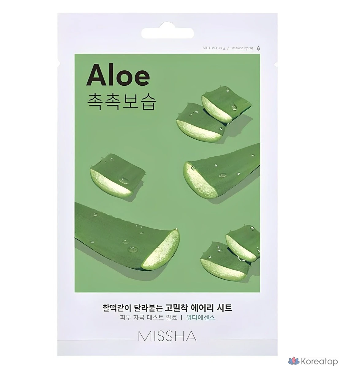 Тканевая маска для лица Missha Airy Fit Sheet Mask Aloe, 200 шт., фото 2