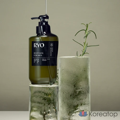 Шампунь Ryo Rootgen Men's Customized Anti-Hair Loss Care, аромат чайного дерева и эвкалипта, 353 мл, 1 шт., фото 2