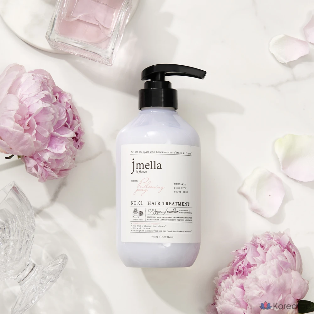 Кондиционер для волос Jmella In France Blooming Peony Hair Treatment Lovely Floral, 500 мл, 1 шт.