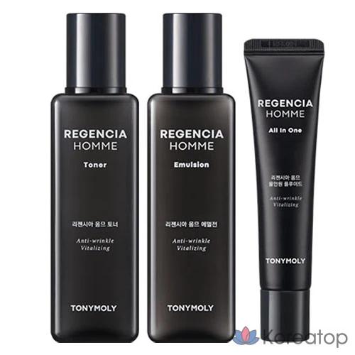 Набор для ухода Tony Moly Regensia Homme Skin Care 3-piece Set, 1 шт.