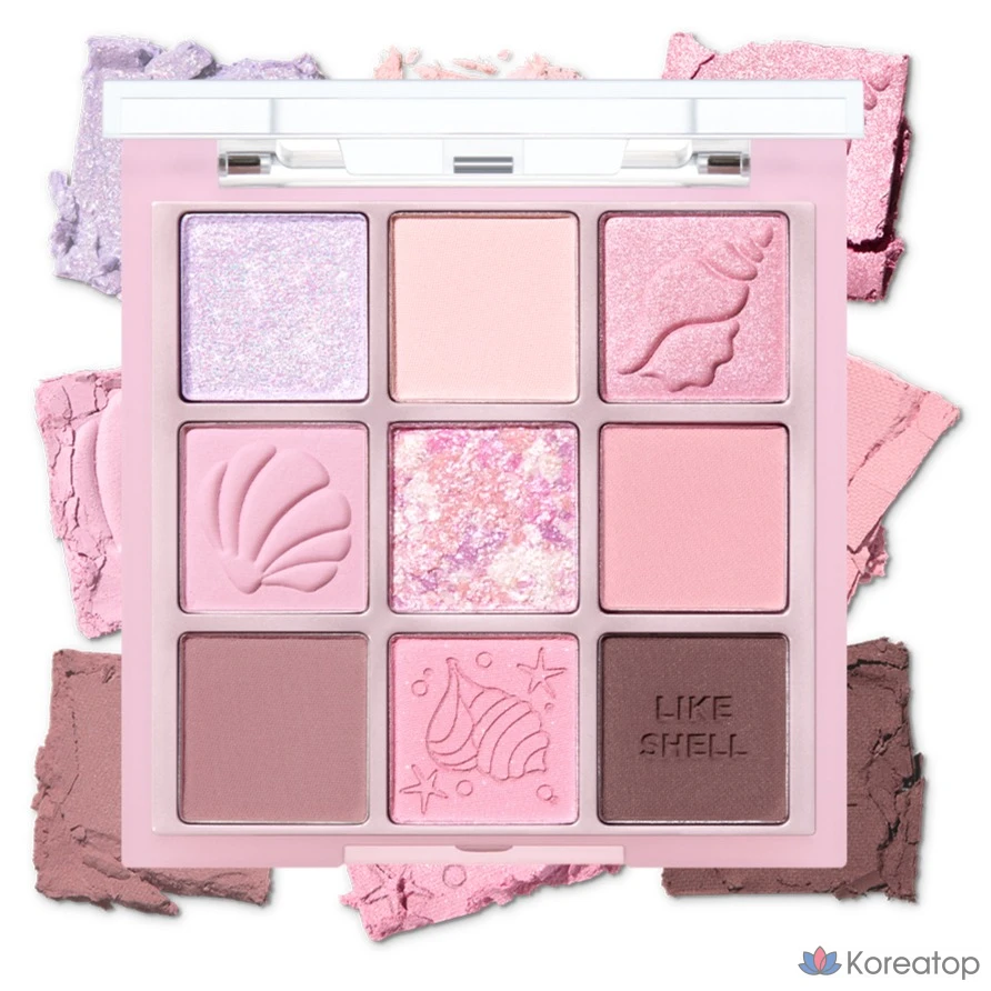 Палетка теней Holika Holika My Fave Mood Eye Palette, оттенок Shell in the Sea, 1 шт.
