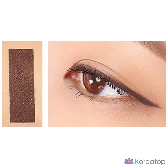 Гелевый лайнер для глаз Lilybyred Stareyes Nine to Nine Gel Eyeliner, оттенок 07 Matte Brown, 0.5 г, 1 шт., фото 4
