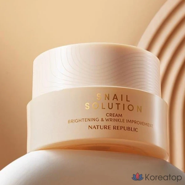 Крем Nature Republic Snail Solution Cream, 52 мл, 1 шт.