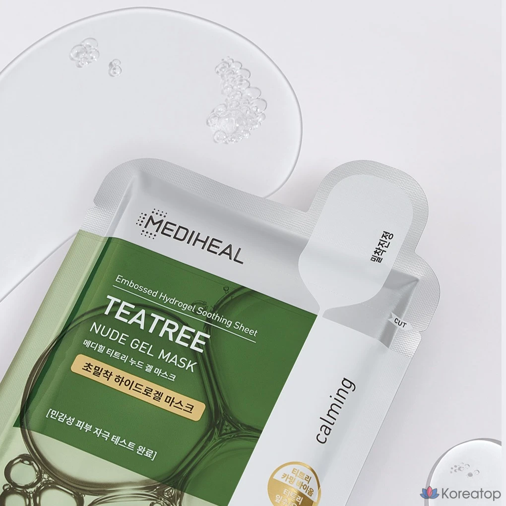 Тканевая маска для лица MEDIHEAL Tea Tree Nude Gel Mask, 10 шт.