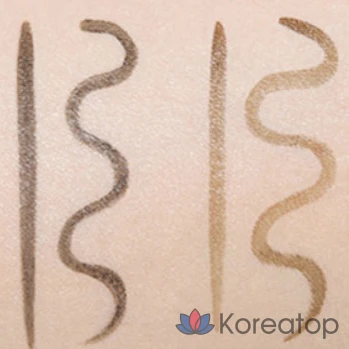 Подводка для глаз Etude House 2X Bare Pen Liner, оттенок 2 Natural Light Brown, 0.5 г, 1 шт.