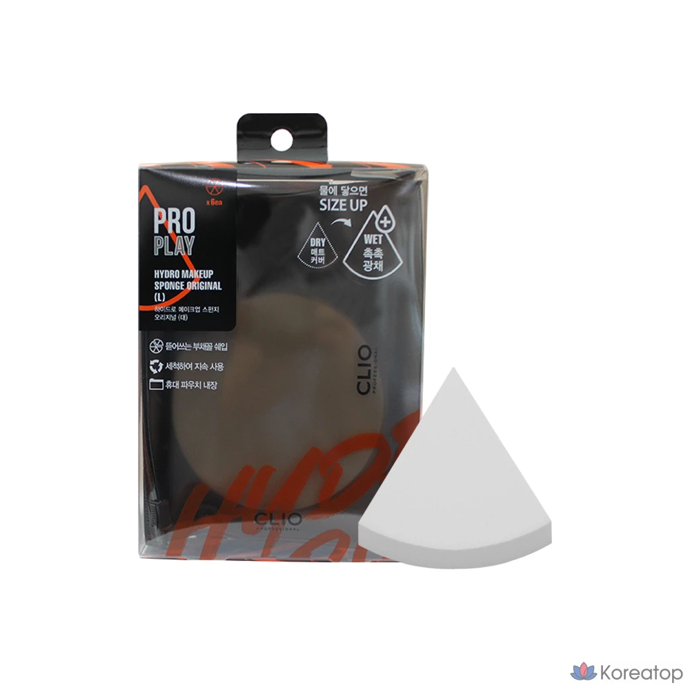 Спонж для макияжа Clio Hydro Makeup Sponge Original Large, 1 шт.