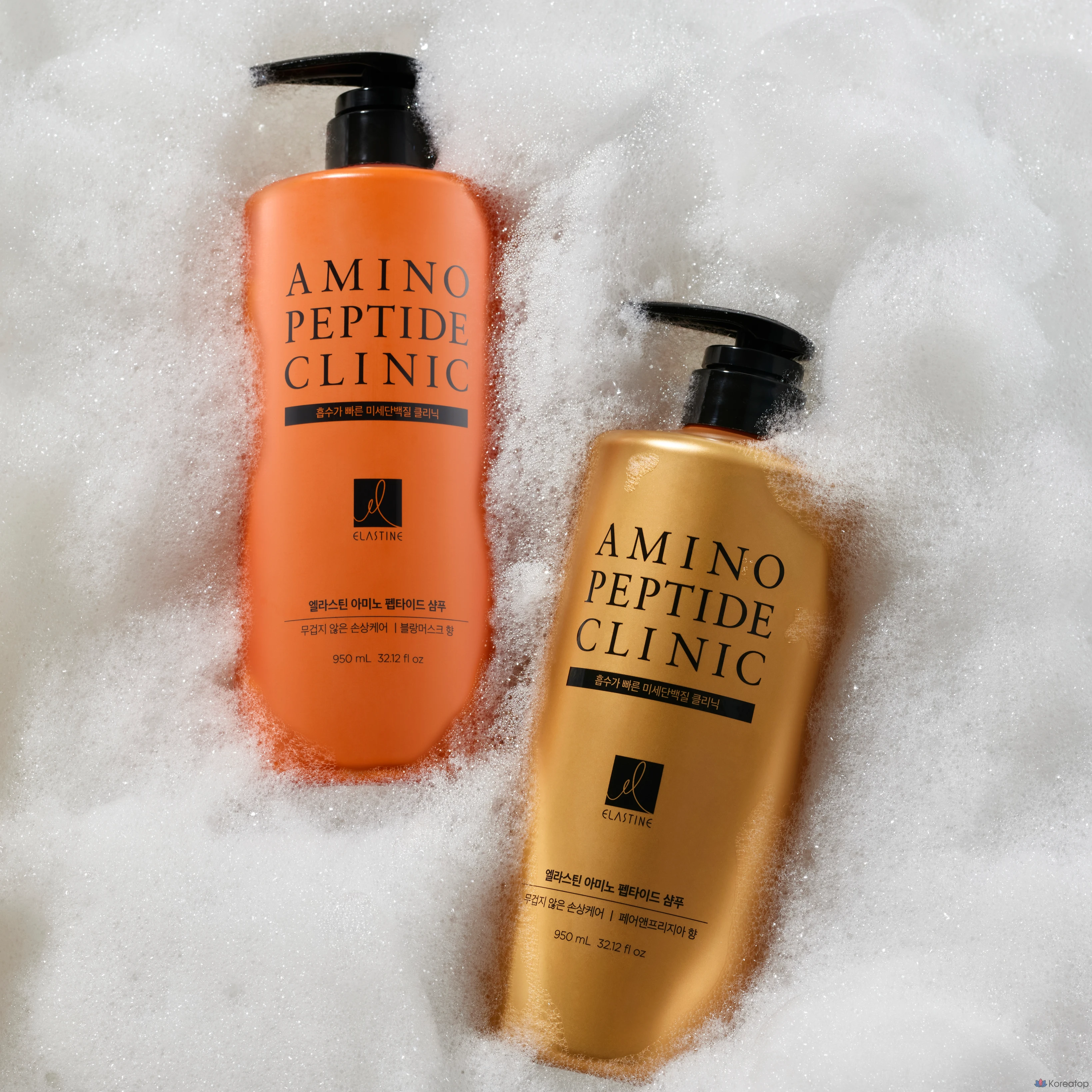Шампунь Elastine Amino Peptide Low pH Protein Shampoo, аромат Pear &amp; Freesia, 950 мл, 1 шт.
