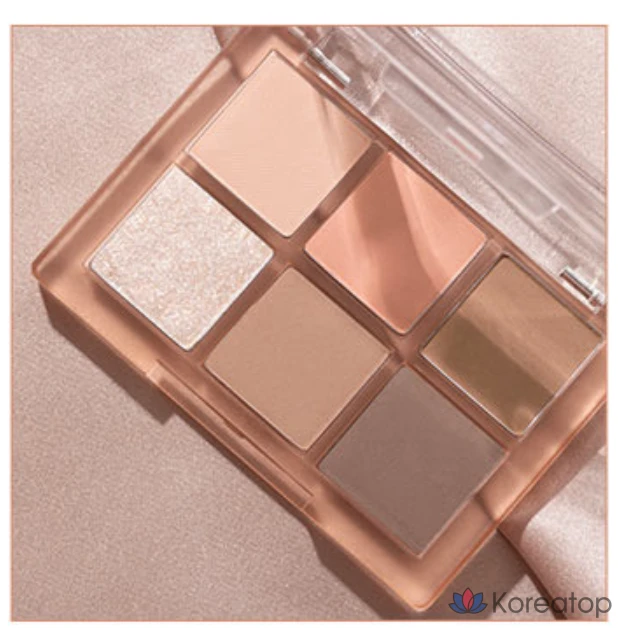 Тени для век MERZY New Mood Fit Shadow Palette, оттенок NM1 Dry Softening, 5.4 г, 1 шт., фото 2