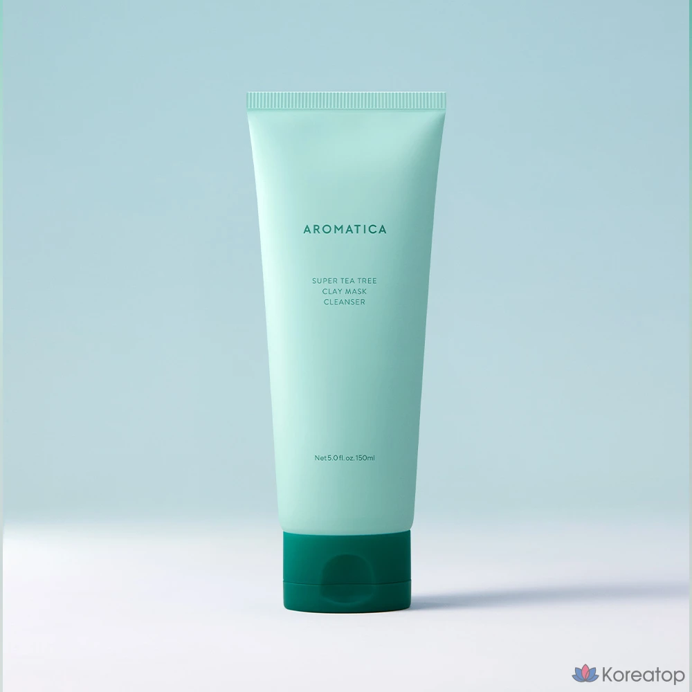 Очищающая маска-скраб Aromatica Super Tea Tree Clay Mask Cleanser, 150 мл, 1 шт.