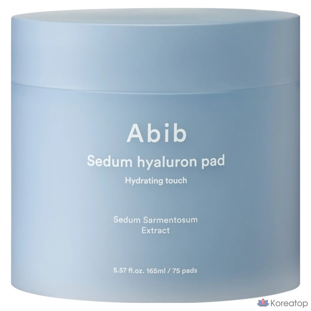 Пэды Abib Water Gel Hyaluron Pad Hydrating Touch, 165 мл, 75 шт.