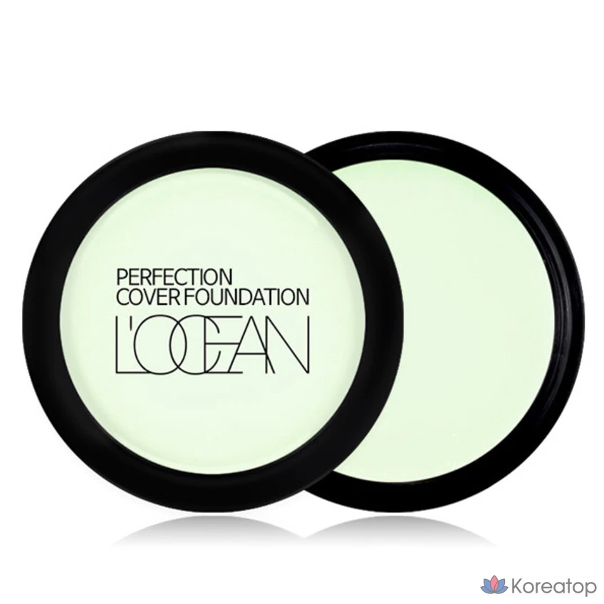 Тонер L'OCEAN Cover Foundation, оттенок 20 Aqua Light Green, 1 шт.