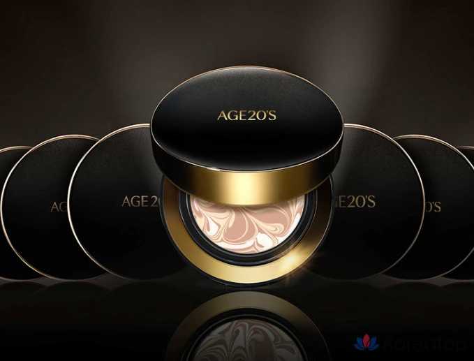 Пудра-кушон AGE 20's Signature Essence Cover Pact Intense, оттенок 21, 14 г, 2 шт., фото 4