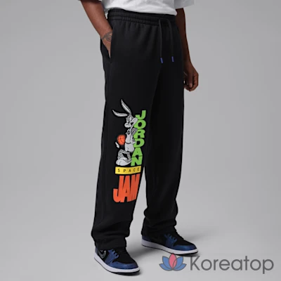 Брюки мужские Jordan Brooklyn Space Jam Fleece Cuff Pants