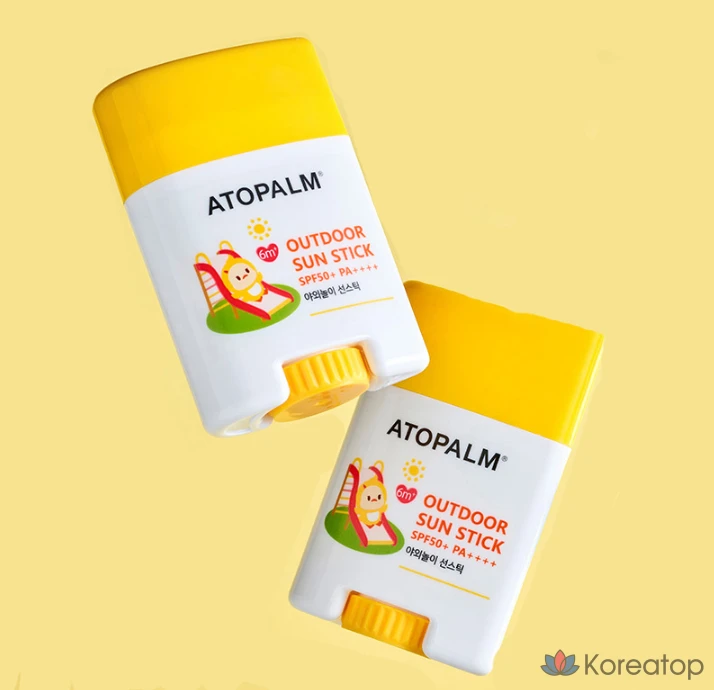 Солнцезащитный стик для детей Atopalm Outdoor Play Sun Stick SPF50+ PA++++, 21 г, 1 шт.