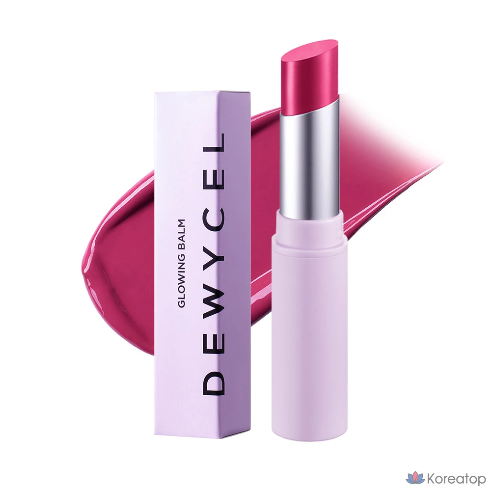 Бальзам для губ DEWYCEL Glowing Balm, оттенок Vintage Plum, 4.5 г, 1 шт.