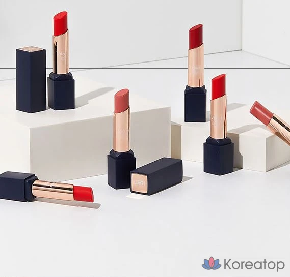 Губная помада L'OCEAN Velvet Chiffon Matte Lipstick, оттенок Retro Red, 4 г, 1 шт., фото 3