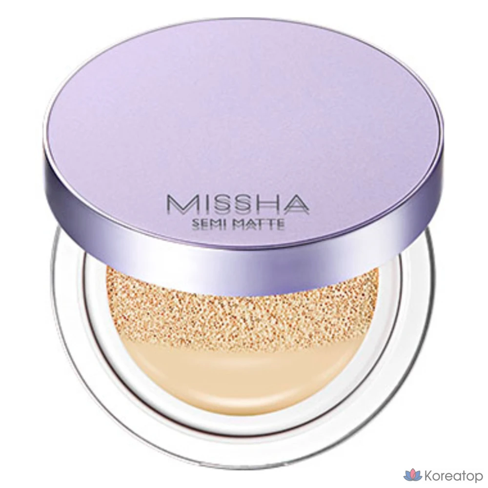 Кушон-основа Missha Layering Fit Cushion Foundation Semi Matte, оттенок 21, 14 г, 1 шт.