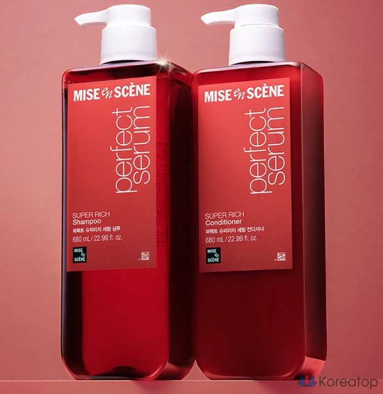 Кондиционер для волос Mise en Scene Perfect Serum Super Rich Conditioner, 680 мл, 1 шт.