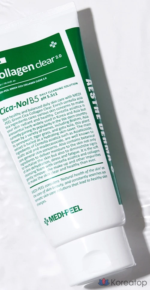 Очищающий гель Medi-Peel Green Cica Collagen Clear Gel Cleanser 2.0, 120 мл, 1 шт.