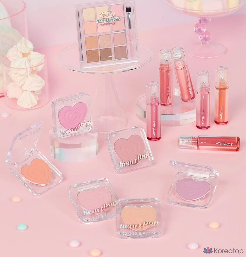 Румяна Etude House Heart Pop Blusher, оттенок Strawberry Mochi, 4 г, 1 шт., фото 4