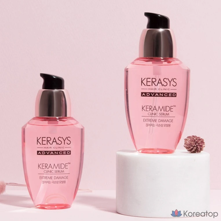 Сыворотка для волос KeraSys Advanced Ceramide Extreme Damage Clinic Serum, 200 мл, 1 шт., фото 6