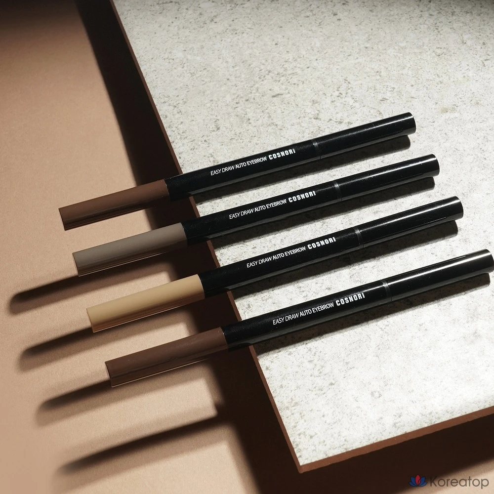 Карандаш для бровей Cosnori Easy Draw Eyebrow Auto Pencil, оттенок Ginger Cookie, 0.3 г, 1 шт., фото 4