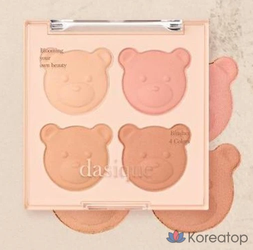 Румяна Dasique Blending Mood Cheek, оттенок 16 Brown Bear, 8 г, 1 шт., фото 3