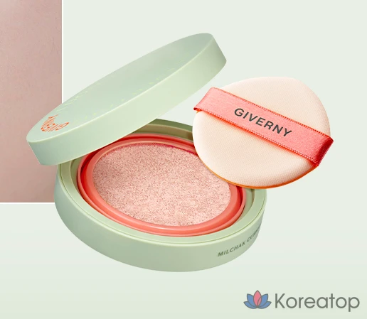 Кушон Giverny Fit Cover Cushion Foundation, оттенок 21NW Light Beige, 12 г, 1 шт., фото 3