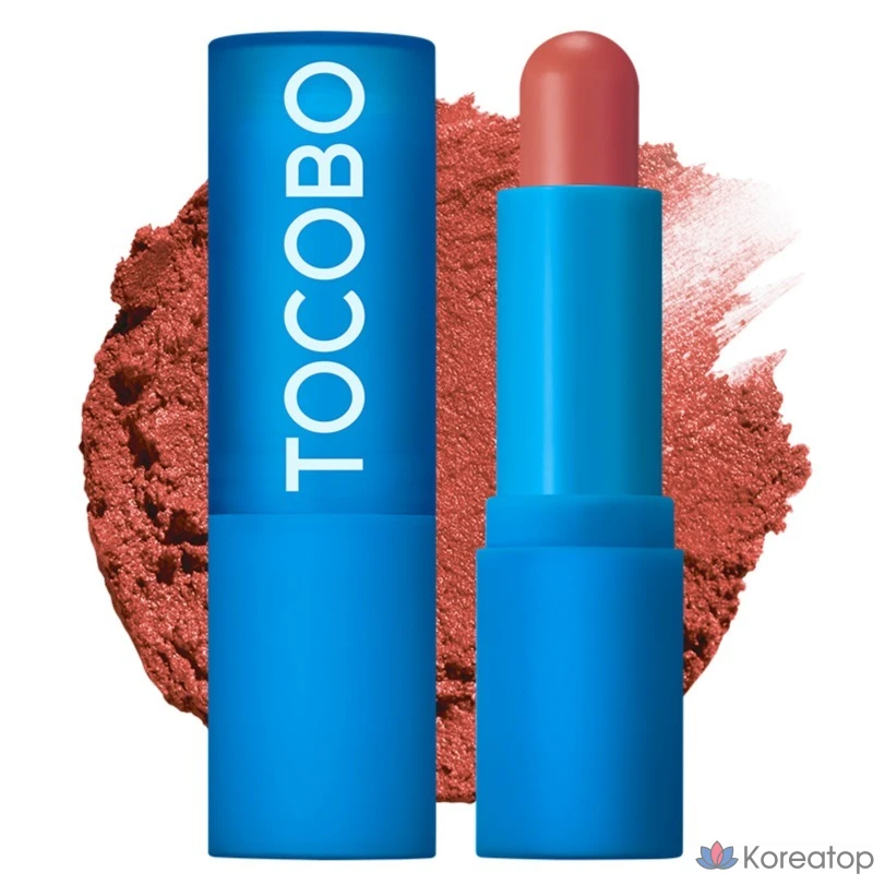 Бальзам для губ Tocobo Powder Cream Lip Balm, оттенок 034 Peach Tart, 3.5 г, 1 шт.