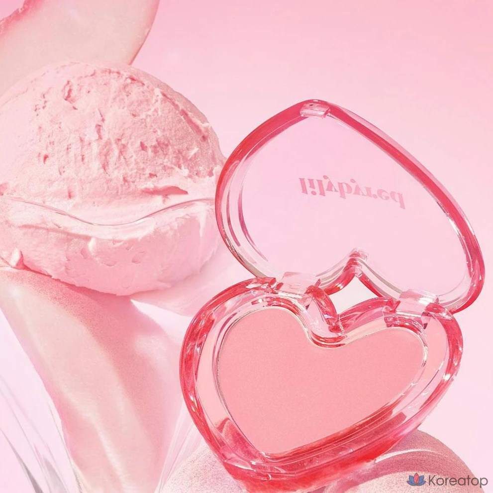 Румяна Lilybyred Love Beam Sherbet Cheek, оттенок 03 Peach Topping, 3.5 г, 1 шт.