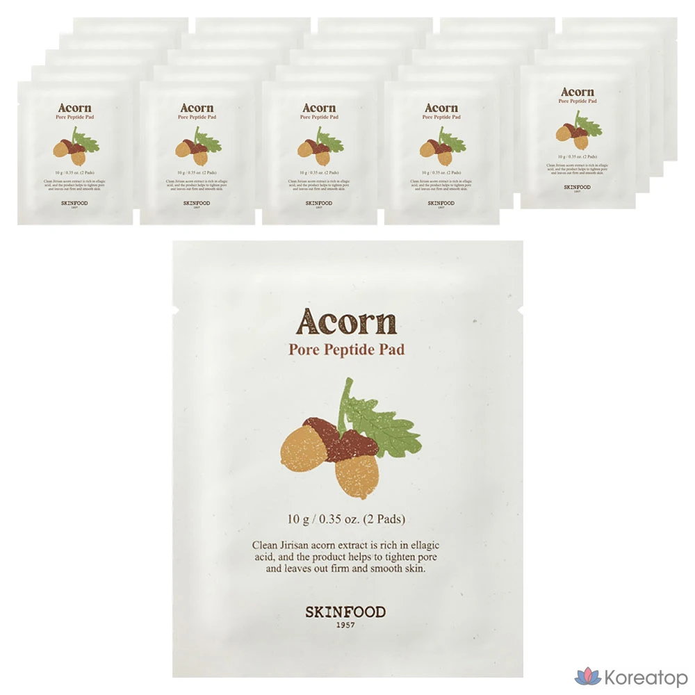 Пэды для лица Skinfood Acon Pore Peptide Portable Pad, 10 г, 25 шт.