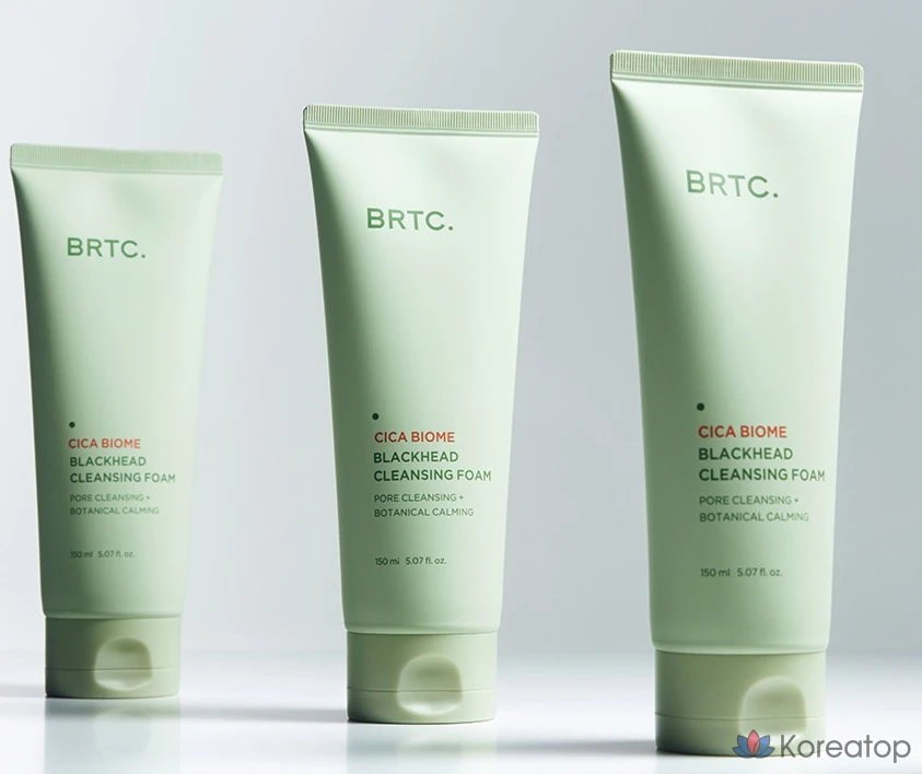 Очищающая пенка BRTC Cica Biome Blackhead Cleansing Foam, 150 мл, 1 шт.