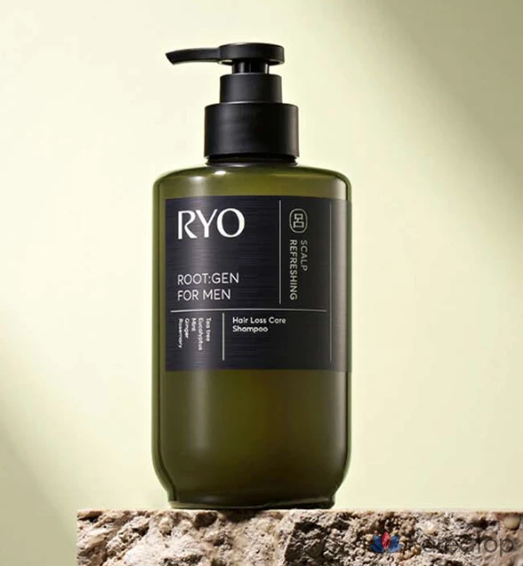 Шампунь Ryo Rootgen Men's Customized Anti-Hair Loss Care, аромат чайного дерева и эвкалипта, 353 мл, 1 шт., фото 3