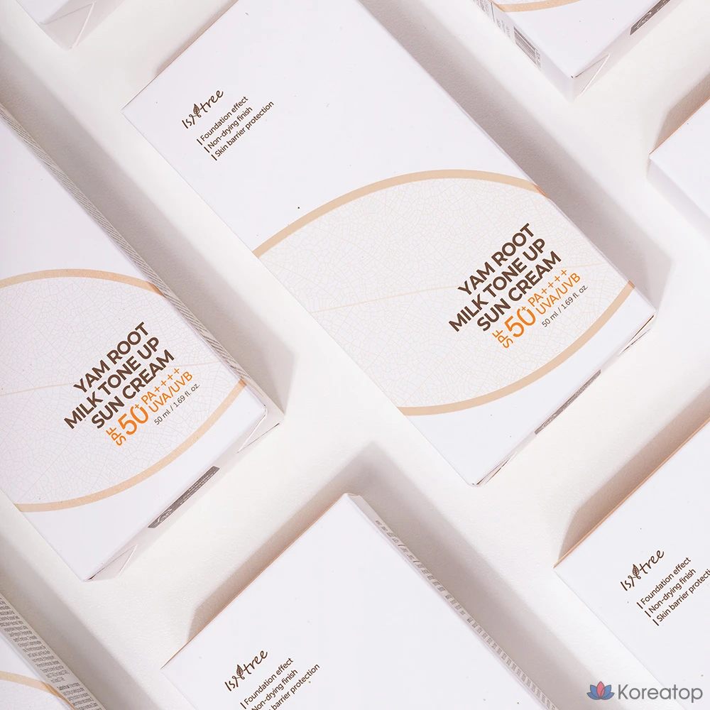 Солнцезащитный крем IsNtree Yam Milk Tone Up Sun Cream SPF50+ PA++++, 50 мл, 1 шт.
